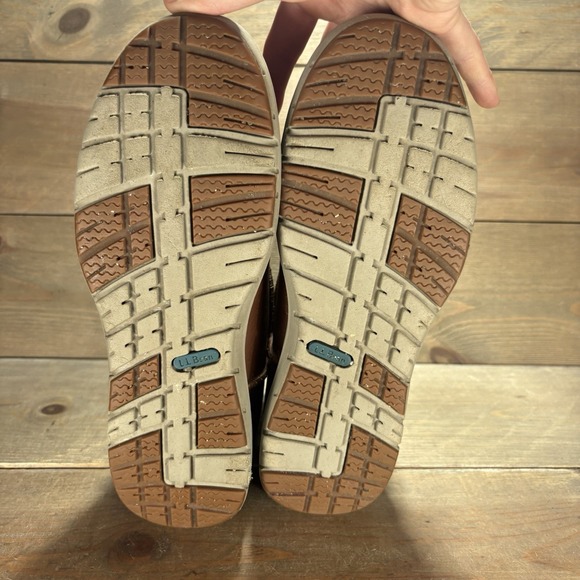 ll bean womens size 8 shoe brown leather waterproof ankle snow boots - Picture 6 of 9